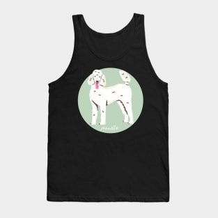 Poodle Dog Breed Cursive Graphic Tank Top